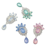 10 Pcs Horse Eye Brooch Rhinestone Jewelry Party Accessories Wine Glass Pendant