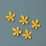 10pcs Flower Pendant Charms for Diy Jewelry Making