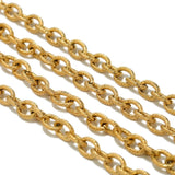 1 Meter Stainless Steel Twist Chain for DIY Necklace