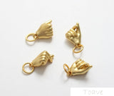Copper-Plated Sub-Gold Hand Gesture DIY Jewelry Set