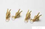 Copper-Plated Sub-Gold Hand Gesture DIY Jewelry Set