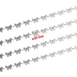 Stainless Steel Butterfly Chains Charm Link Chain 6mm