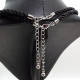 3 Pcs 3mm 3-Strand Rope Adjustable Braided Necklaces & Pendants