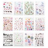 12 Sheets Goldfish Leaves Resin Fillers DIY Jewelry Materials