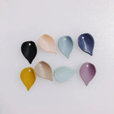 Stylish Resin Leaf Earrings - Set of 40 Pieces