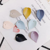 Stylish Resin Leaf Earrings - Set of 40 Pieces