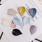 Stylish Resin Leaf Earrings - Set of 40 Pieces