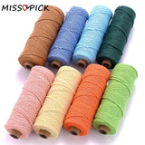 2mm 100M Cotton Rope Macrame Cord Diy Bohemia Wedding String