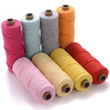 2mm 100M Cotton Rope Macrame Cord Diy Bohemia Wedding String