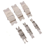 10pcs Silicone Bracelet DIY Connect Lace Buckle Clasp Hook Watch Band