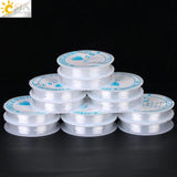 CSJA Elastic Fish Cord Beading Thread for DIY Jewelry F374
