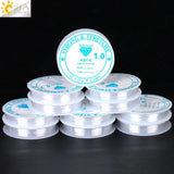 CSJA Elastic Fish Cord Beading Thread for DIY Jewelry F374