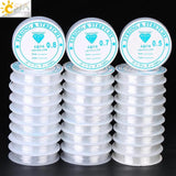 CSJA Elastic Fish Cord Beading Thread for DIY Jewelry F374
