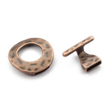 3pcs Bronze/Silver OT Hooks Clasp For 10mm Flat Leather Cord Bracelet