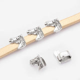 10pcs Alloy Horse Head Spacer Beads for Leather Cord Bracelet Jewelry DIY