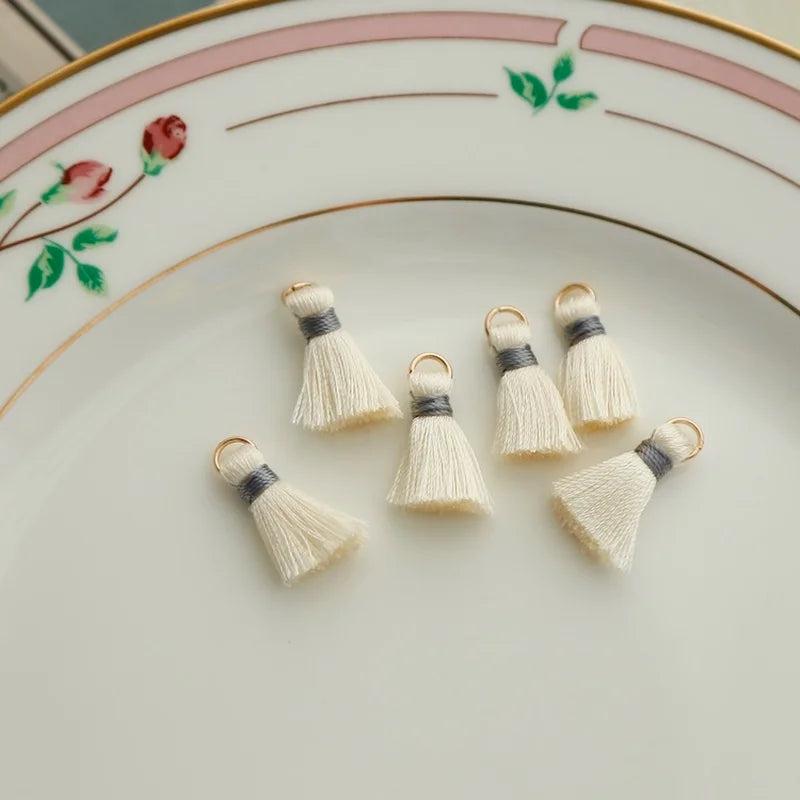 Colorful Tassel Thread Spikelets DIY Earrings Hairp