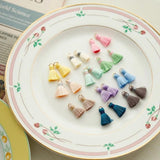 Colorful Tassel Thread Spikelets DIY Earrings Hairp