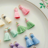 Colorful Tassel Thread Spikelets DIY Earrings Hairp