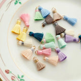 Colorful Tassel Thread Spikelets DIY Earrings Hairp