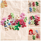 Japanese Multi-color Leaf Pendants for DIY Earrings
