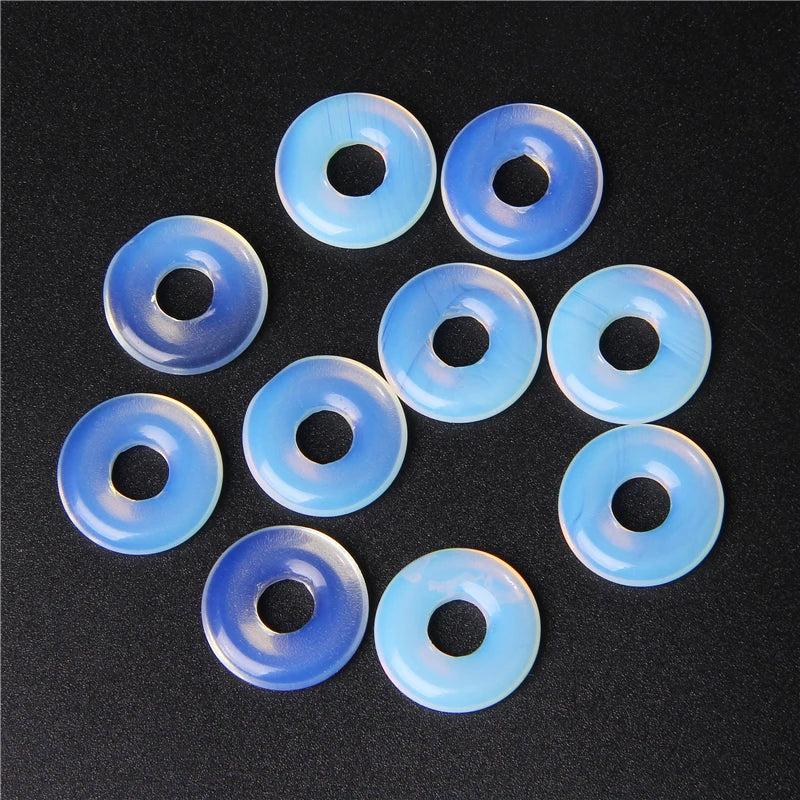 5pcs Large Hole Agat Bead Labradorite Charms Beads