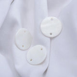 20Pcs Shell Round Pendants 20mm Charm For Jewelry Making