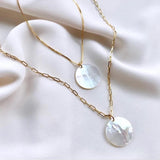 20Pcs Shell Round Pendants 20mm Charm For Jewelry Making