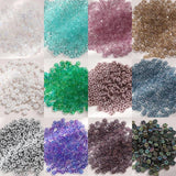 Czech Glass Plum Flowers Beads for DIY Jewelry Earrings