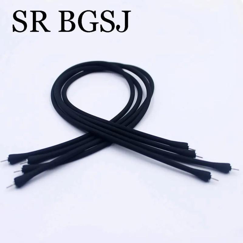 4 Pcs DIY Silicone Rubber Cord Stretch Stud Pin Necklace 16inch