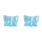 Czech Glazed Butterfly Glass DIY Hairpin Jewelry Accessories 4pcs