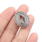 10pcs Flower Slider Beads Spacer For Flat Leather Cord Jewelry Findings