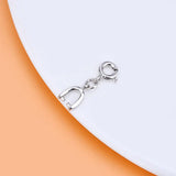 925 Silver Melon Seed Button Empty Tray Bead Jade Pendant DIY Jewelry Accessory