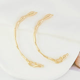 14K Copper Clad Baroque Semi Bracelet Diy Hand Finished Bracelet