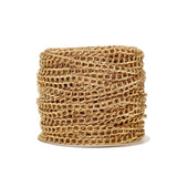 Plated Stainless Steel 6mm Double Chain Link Chains for Necklaces
