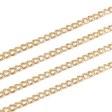 Plated Stainless Steel 6mm Double Chain Link Chains for Necklaces