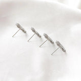 4PCS 14k Plated Heart Shape DIY Earrings Making Charms