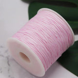24 COLORS 135yd x 0.8mm Nylon Chinese Knot Cord Rattail Satin Thread