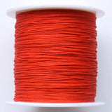 24 COLORS 135yd x 0.8mm Nylon Chinese Knot Cord Rattail Satin Thread