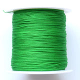 24 COLORS 135yd x 0.8mm Nylon Chinese Knot Cord Rattail Satin Thread