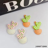 10pcs Cactus Pendant Base Alloy Charms for Jewelry Making