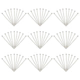 200Pcs 18-35mm Stainless Steel Ball Head Pins for Jewelry Making