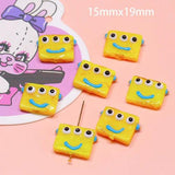 Hand-painted Glass Monster Robot Beads DIY Beading Material