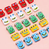 Hand-painted Glass Monster Robot Beads DIY Beading Material