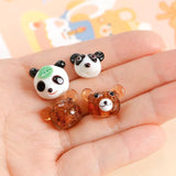 Zoo Department Glass Dolphins Pandas Bears Frogs Beads DIY Hand-Made