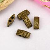 Tibetan Bronze Spacer Beads Charms For Bracelet Jewelry 9*4mm