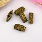 Tibetan Bronze Spacer Beads Charms For Bracelet Jewelry 9*4mm