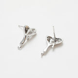 Dainty Heart Ear Studs Earrings 14k Plated Brass DIY Jewelry Findings