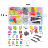 DIY Earrings Kit Bear Charms Necklace Pendant