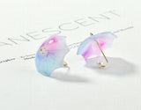 Japanese Flower Umbrella Acrylic DIY Ear Accessories Material