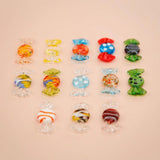 Childlike Candy Glass Bead Pendant Collection for DIY Earrings